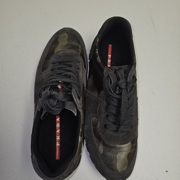 Prada camouflage with gray suede size 9 in usa - Picture 3 of 3